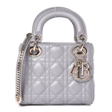 dior mini grey|lady dior mini price.